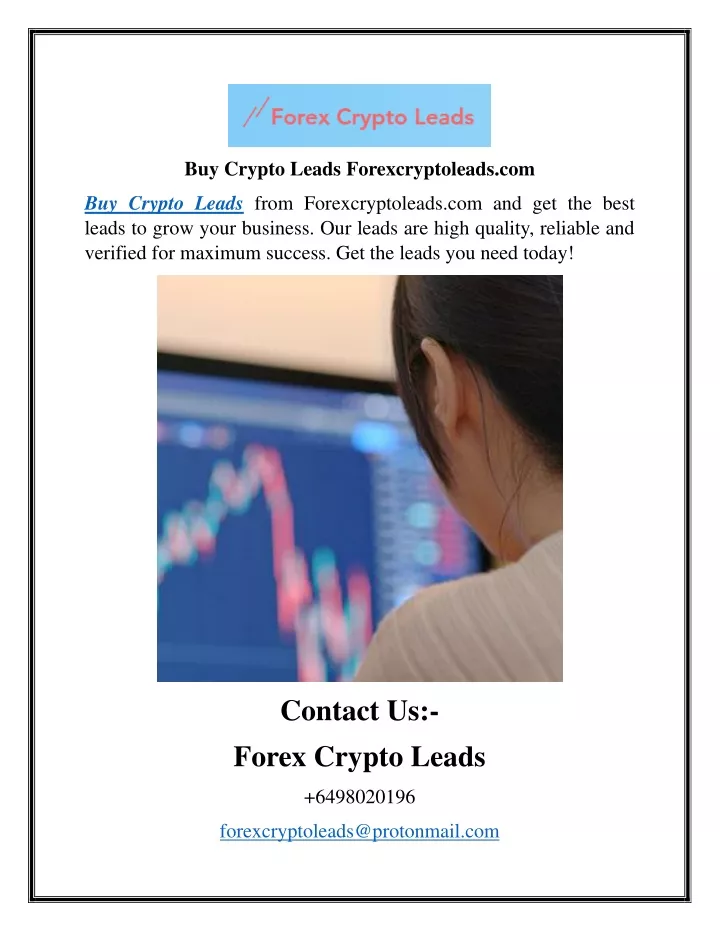 buy crypto leads forexcryptoleads com