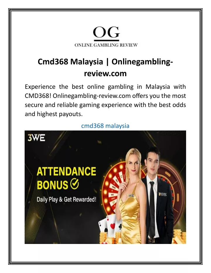 cmd368 malaysia onlinegambling review com