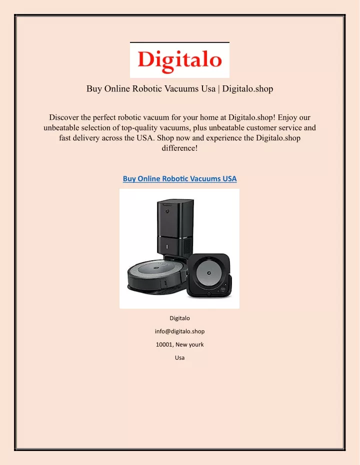 buy online robotic vacuums usa digitalo shop