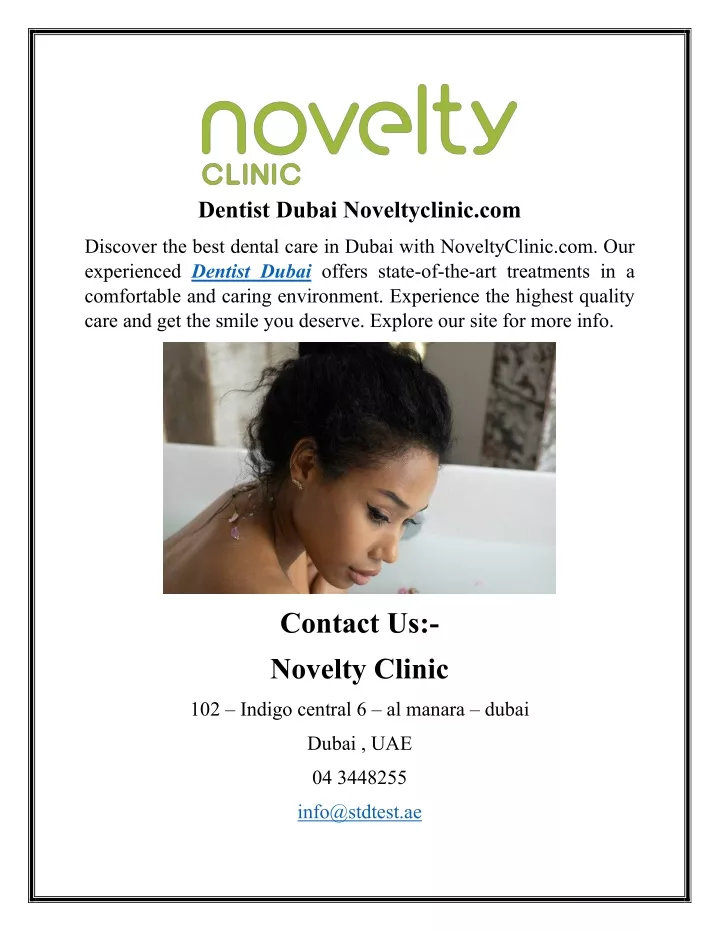 dentist dubai noveltyclinic com