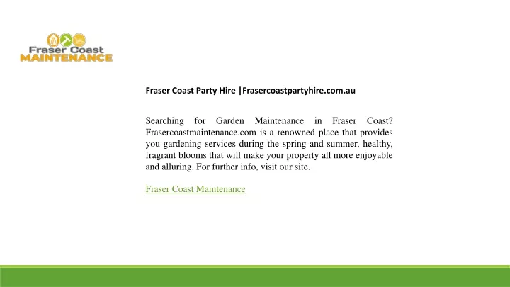 fraser coast party hire frasercoastpartyhire