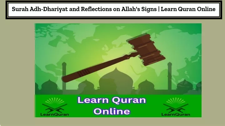 surah adh dhariyat and reflections on allah