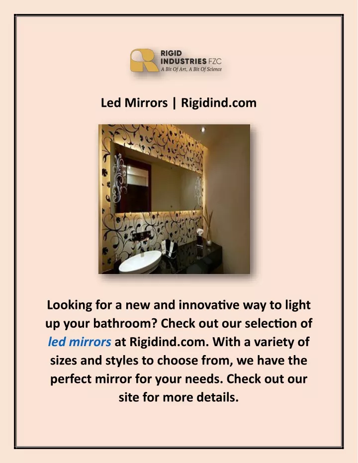 led mirrors rigidind com