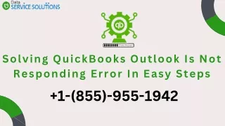 Solving QuickBooks Outlook Is Not Responding Error In Easy Steps