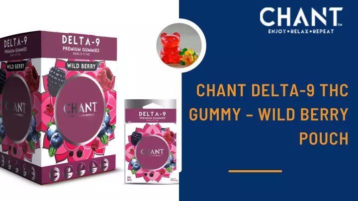 chant delta 9 thc gummy wild berry