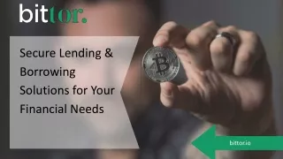 Secure Your Crypto Assests With BitTor Banking Services