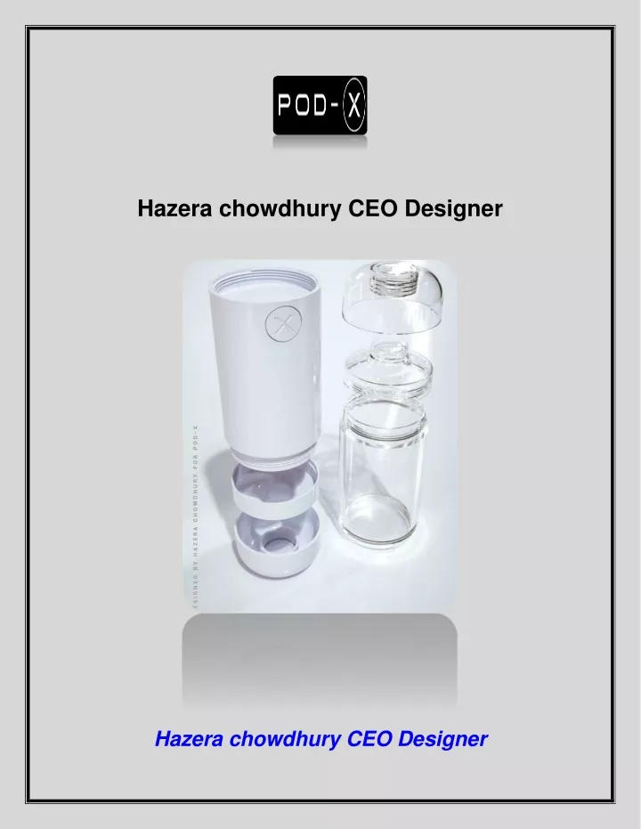 hazera chowdhury ceo designer