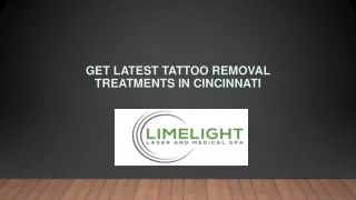 Get Latest Tattoo Removal Treatments In Cincinnati