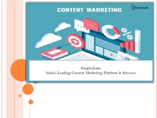 India's Leading Content Marketing Platform & Services -Simpleelabs