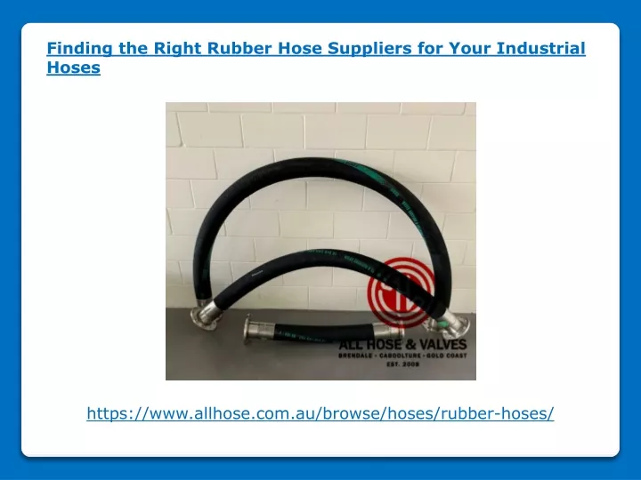 finding the right rubber hose suppliers for your