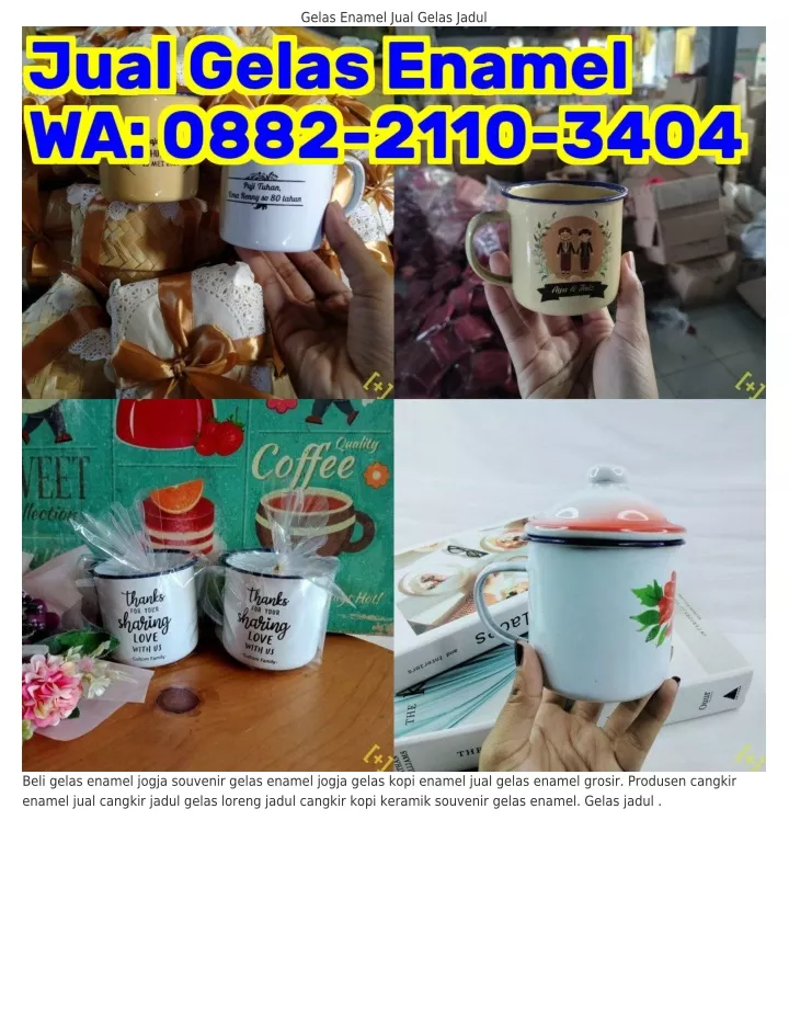 gelas enamel jual gelas jadul