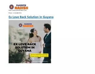 Best Ex Love Back Solution In Guyana - pandithnadish