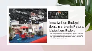 Innovative Event Displays | Elevate Your Brand's Presence