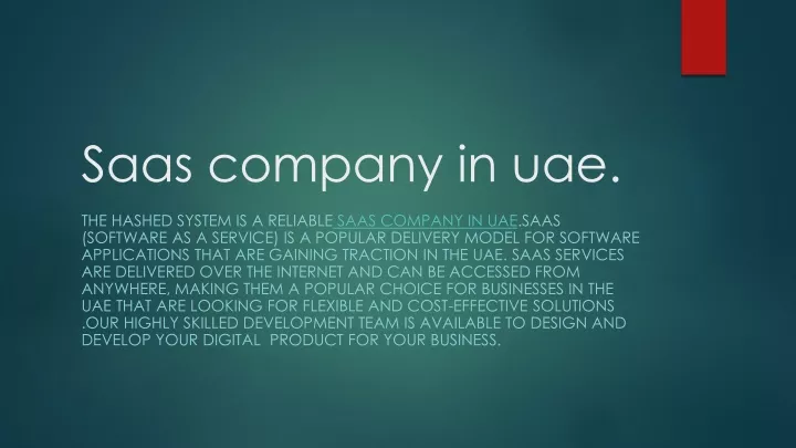 s aas company in uae