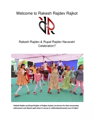 Rakesh Rajdev & Rupal Rajdev Navaratri Celebration?