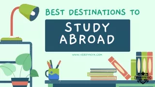 Best destinations to study abroad