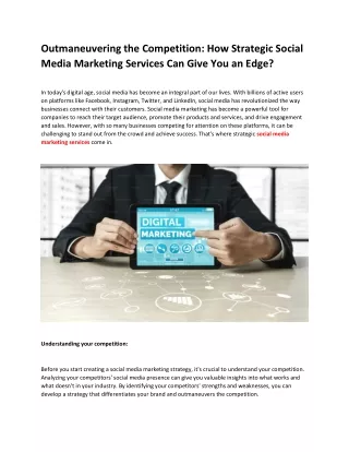 social media marketing services | Social media marketing agency services