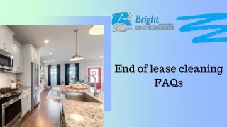 End of lease cleaning FAQs