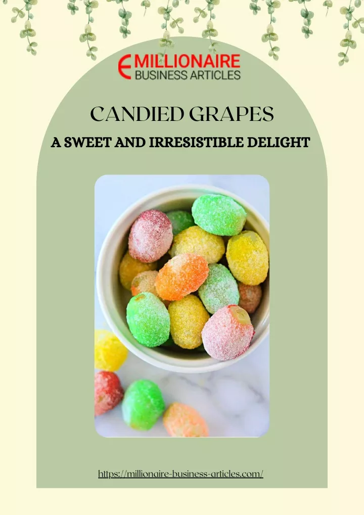 candied grapes