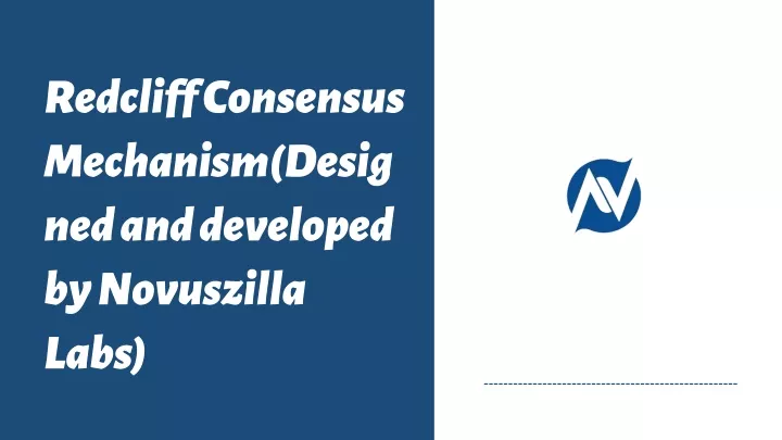 redcliff consensus mechanism desig