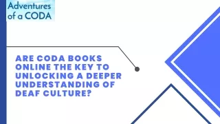 Are CODA Books Online the Key to Unlocking a Deeper Understanding of Deaf Culture