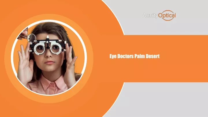 eye doctors palm desert