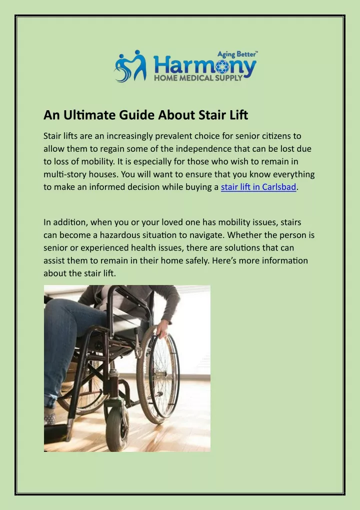 an ultimate guide about stair lift