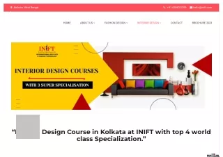 Interior Designer Courses in Kolkata