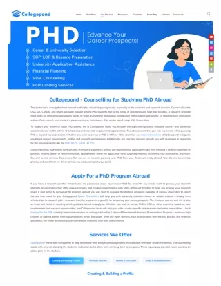 PHD Abroad Course, Eligibility, Scholarship, Universities (2)