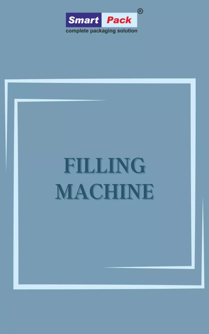filling filling machine machine