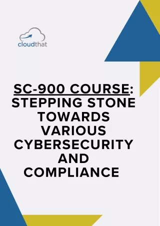 Microsoft Certified: Security, Compliance and Identity Fundamentals. (SC-900)
