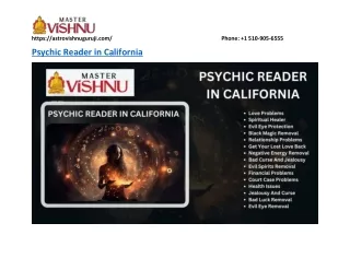 Best Psychic Reader In California- astrovishnuguruji