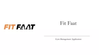 All-in-One Gym Management Application for Sports Academies | Fitfaat.com
