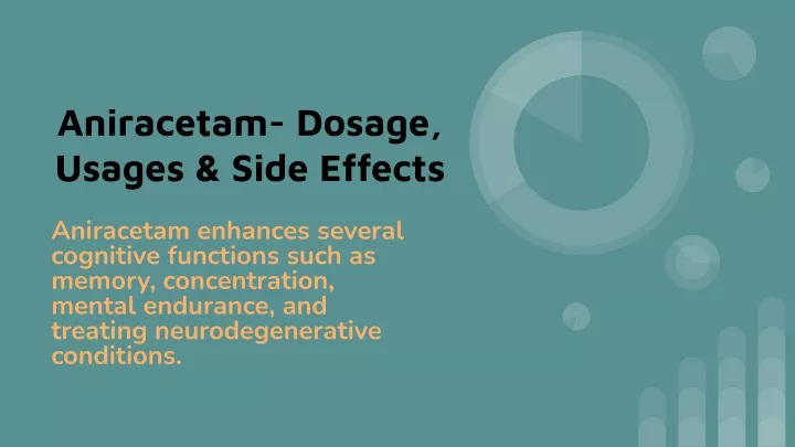 aniracetam dosage usages side effects