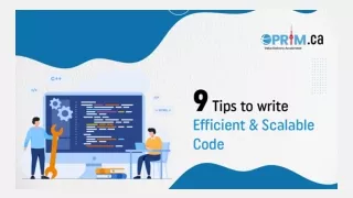 9 Tips to write efficient and scalable code
