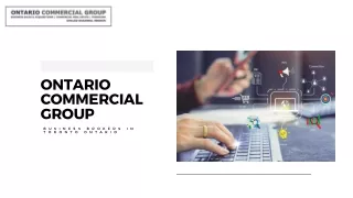 Business Broker Adviser In Toronto By Ontario Commercial Group