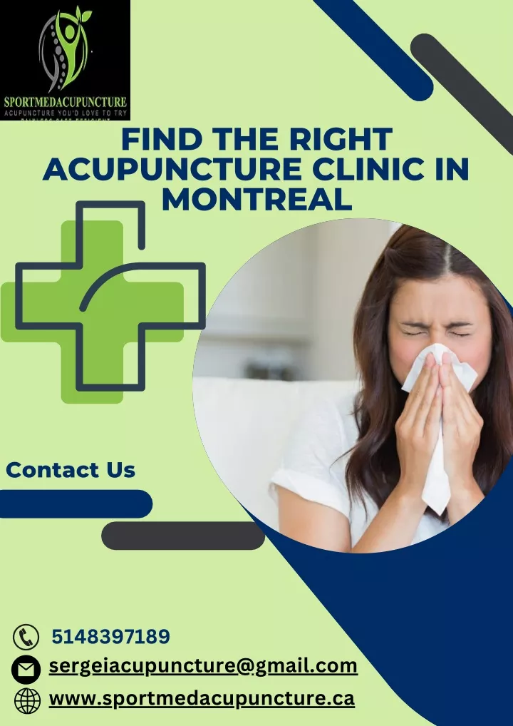 find the right acupuncture clinic in montreal