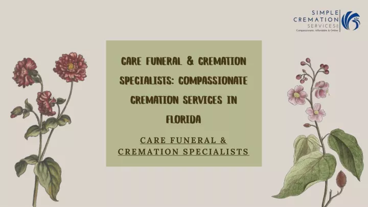 care funeral cremation specialists compassionate