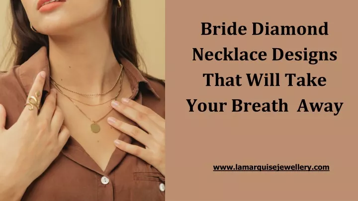bride diamond necklace designs that will take