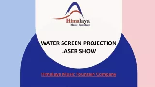 Water Screen Projection Laser Show