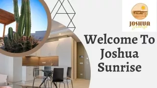 Yucca Valley CA Vacation Rentals - Joshua Sunrise