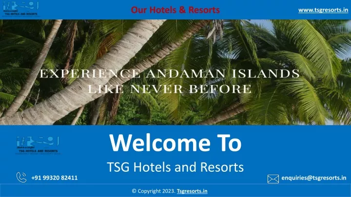 our hotels resorts