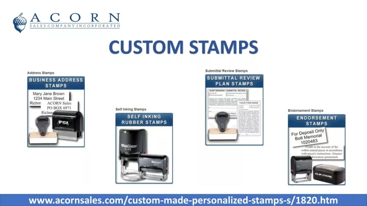 custom stamps