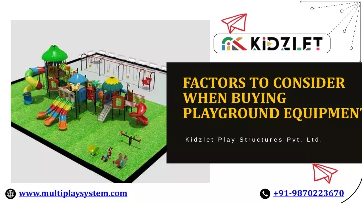 factors to consider when buying playground