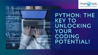 Grow Your Career | Python Online Training | ShapeMySkills