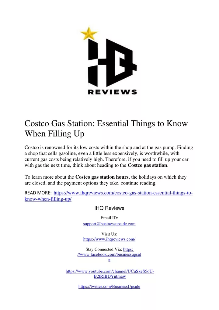 costco gas station essential things to know when