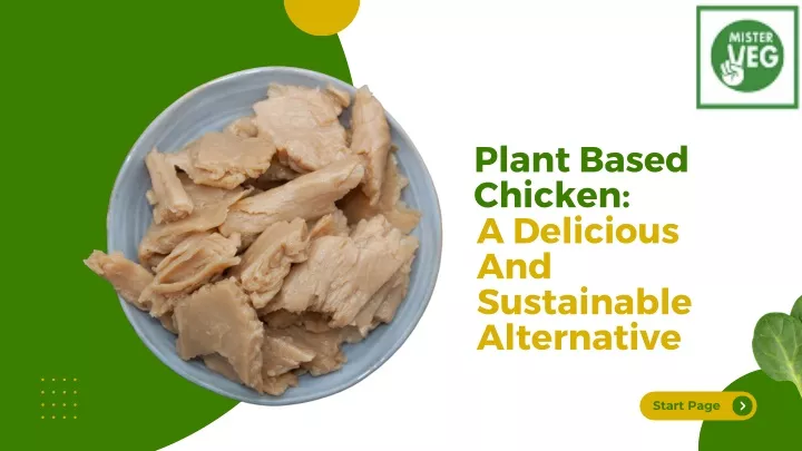 plant based chicken a delicious and sustainable