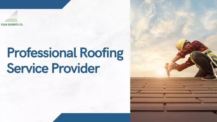 professional roofing service provider