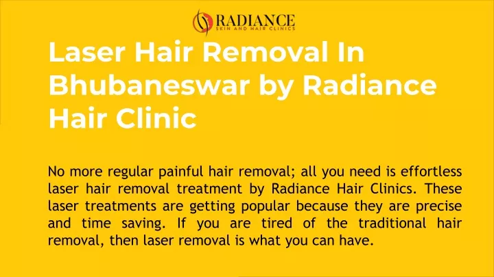laser hair removal in bhubaneswar by radiance