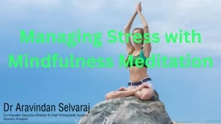 managing stress with mindfulness meditation